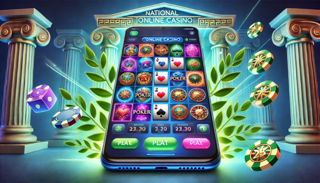 Παιχνίδια για κινητά στο National online casino